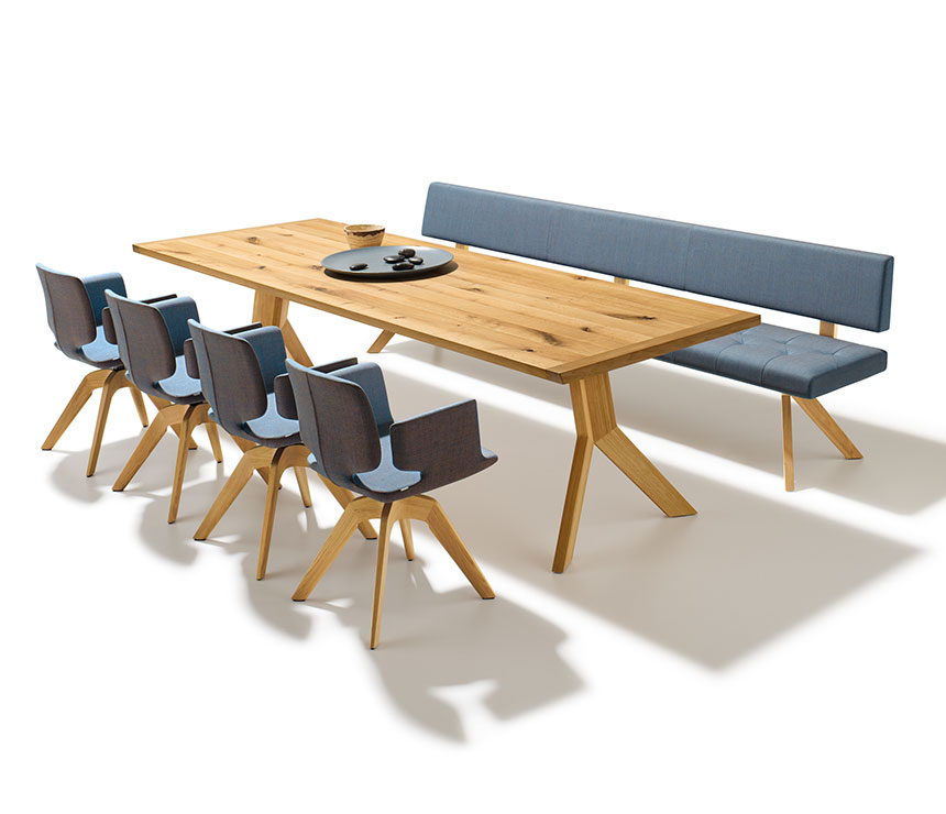 YPS luxury wood dining table